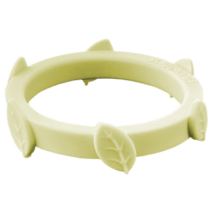 Shortbread Pale Yellow Leaf Silicone Ring