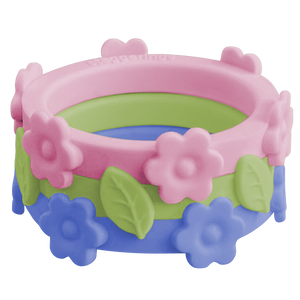 Bundle Bubblegum Flower Flowers Leaf Lilac Fields Limon Nestable Periwinkle Ring Silicone Ring