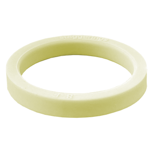 Shortbread Pale Yellow Stripe Strype Silicone Ring
