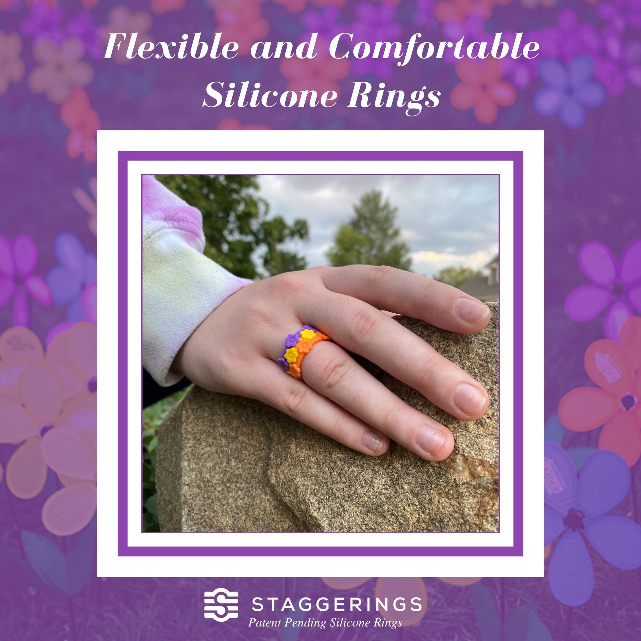 Walk Buckland Rings The Walk Bundle Pack Stackable Rings ALZ | Staggerings - Staggerings, LLC
