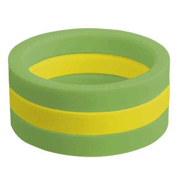  Caregiver Leaf Limon Ring Stackable Strype Sunflower Silicone Ring