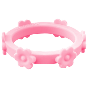 Bubblegum Pink Flower Silicone Ring