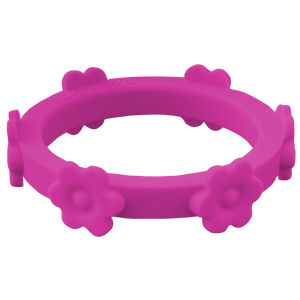 Harmony Flower harmony Hot Pink Nestable Ring Silicone Ring