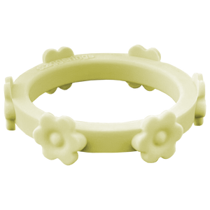 Shortbread Pale Yellow Flower Silicone Ring