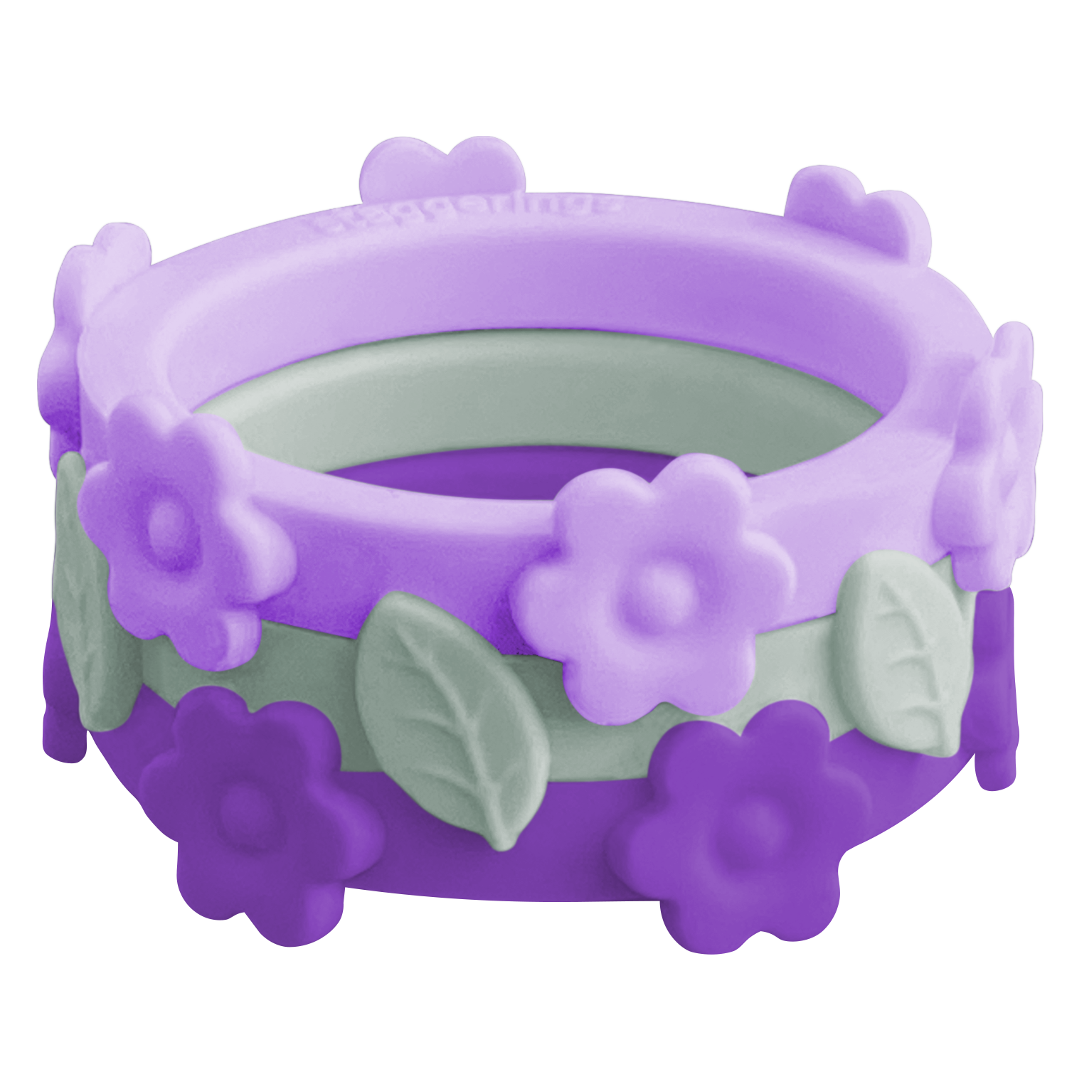 lavender flower ring French Lavender Stackable Rings Bundle | Staggerings