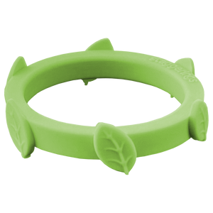 Limon Green Leaf Silicone Ring