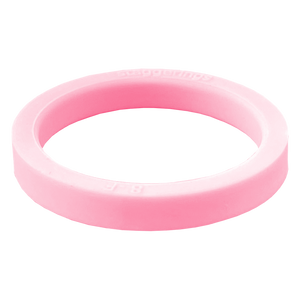 Bubblegum Pink Stripe Strype Silicone Ring