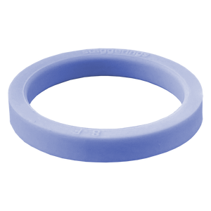 Periwinkle Blue Stripe Strype Silicone Ring