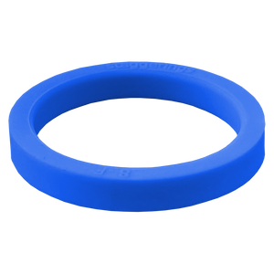  End Cap Ring Royal-Blue Stackable Silicone Ring