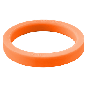 Harmony End Cap harmony Ring Stackable Tangerine Silicone Ring