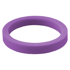 Harmony End Cap harmony Ring Stackable Violet Silicone Ring